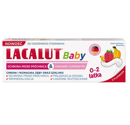 Lacalut Baby pasta do zębów dla dzieci 0-2 latka 55ml