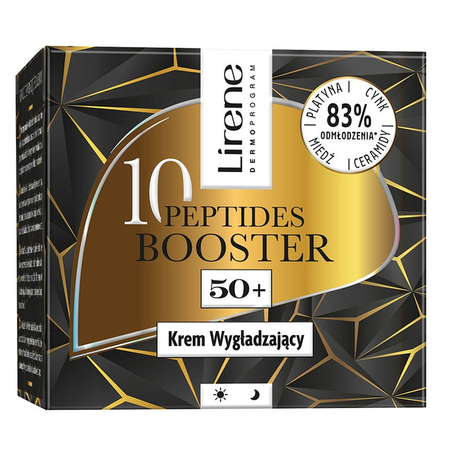 Lirene 10 Peptides Booster krem wygładzający 50+ 50ml