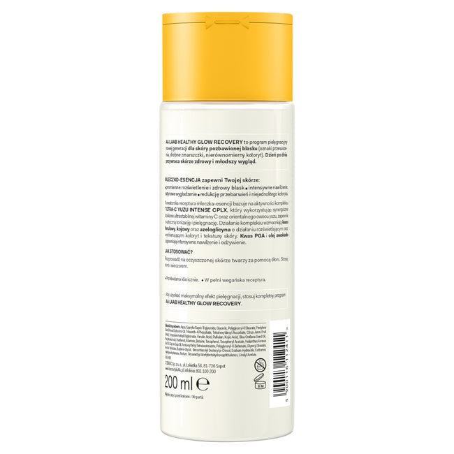 AA LAAB Tetra-C Yuzu mleczko-esencja rozświetlająco-wygładzająca 200ml