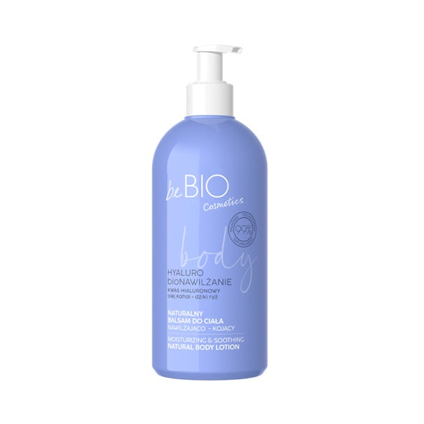 BeBio Ewa Chodakowska Naturalny balsam do ciała z kwasem hialuronowym trehalozą i ekstraktem z dzikiego ryżu 350ml
