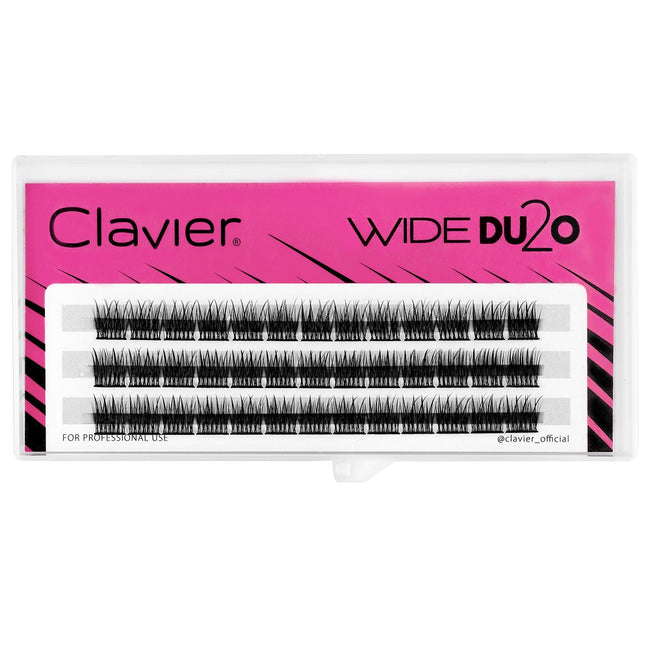 Clavier Wide Du2o kępki rzęs skręt C o objętości 36D