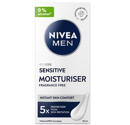 Nivea Men Sensitive łagodzący krem nawilżający do twarzy 75ml