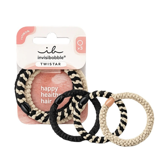 Invisibobble Twistar Fashion gumki do włosów plecione Classical Braids 3szt.