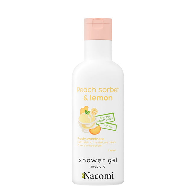 Nacomi Żel pod prysznic o zapachu brzoskwiniowego sorbetu z cytryną 300ml