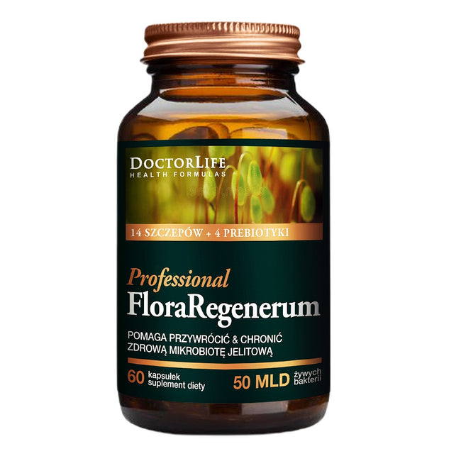 Doctor Life Flora Regenerum suplement diety 60 kapsułek