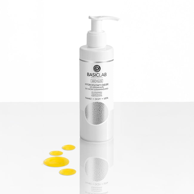 BasicLab Micellis hydrofilowy olejek do demakijażu do skóry ultrawrażliwej 200ml
