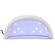 AlleLux Lampa do paznokci UV/LED 72W do lakierów hybrydowych Biała T15