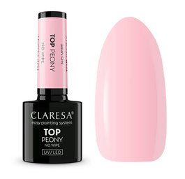 Claresa Top Peony No Wipe top hybrydowy bez przemywania 5g