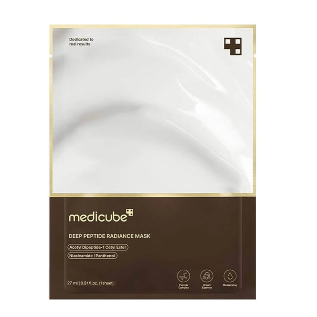 Medicube Deep Peptide Radiance Mask rozświetlająca maska w płachcie 27ml