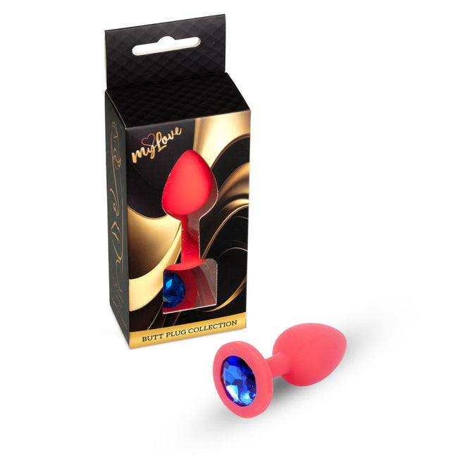 MyLove Butt Plug Collection Silicone korek analny Red M