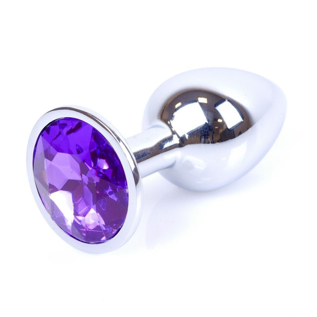 MyLove Butt Plug Collection Jewellery Silver metalowy korek analny Purple