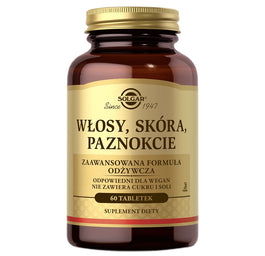 Solgar Włosy Skóra Paznokcie suplement diety 60 tabletek