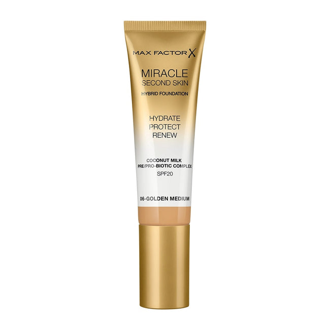 Max Factor Miracle Second Skin Hybrid Foundation podkład nawilżający z filtrem