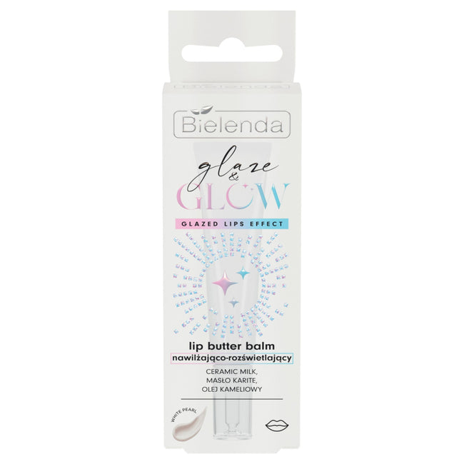 Bielenda Glaze & Glow Lip Butter Balm nawilżająco-rozświetlający balsam do ust 10g
