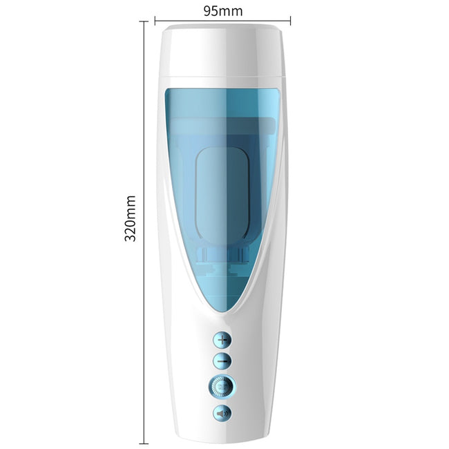 B-Series Fox Masturbator-Vibrating Rotating and Flashing wibrujący masturbator z efektami dźwiękowymi i świetlnymi