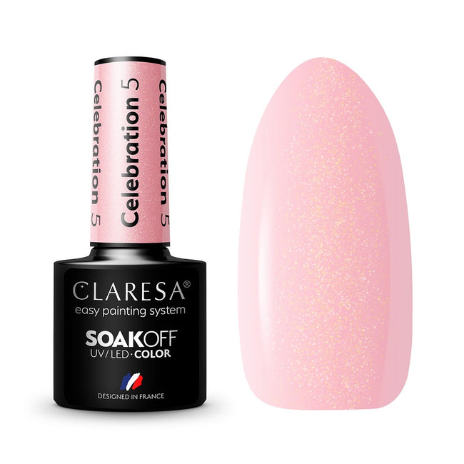 Claresa Soak Off UV/LED Celebration lakier hybrydowy