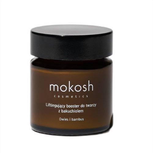 Mokosh Liftingujący booster do twarzy z bakuchiolem Owies i Bambus 30ml