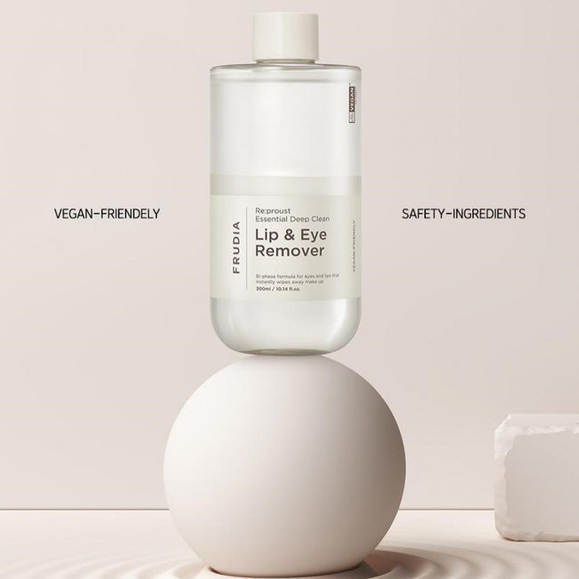 Frudia Re:proust Essential Deep Clean Lip & Eye Remover dwufazowy płyn do demakijażu ust i oczu 300ml