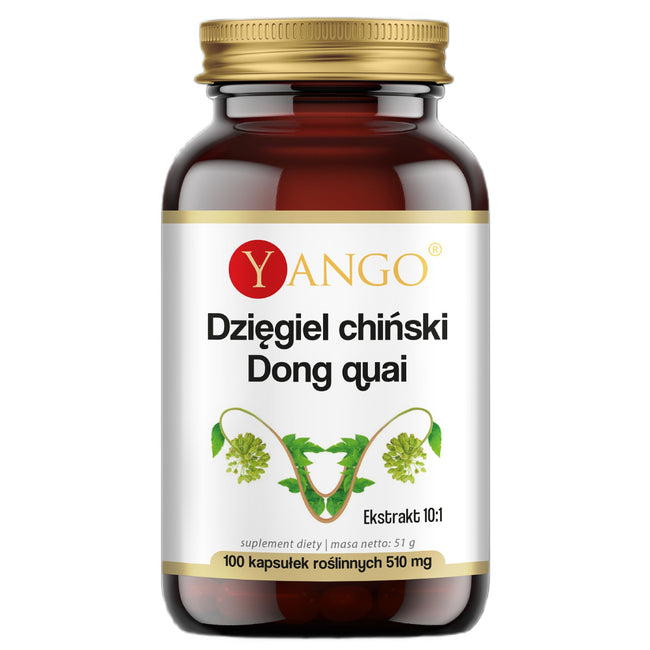 Yango Dzięgiel Chiński Dong Quai suplement diety 100 kapsułek