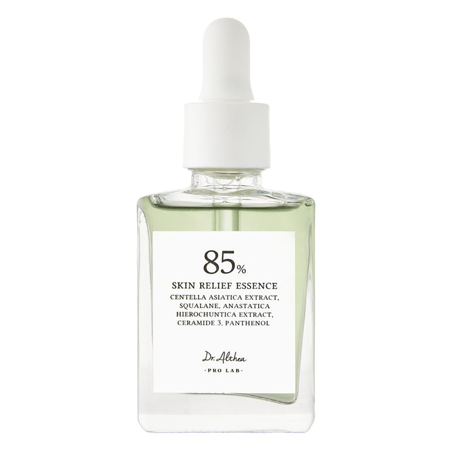 Dr. Althea 85% Skin Relief Essence kojąca esencja w formie ampułki z 85% ekstraktu z wąkroty azjatyckiej 30ml
