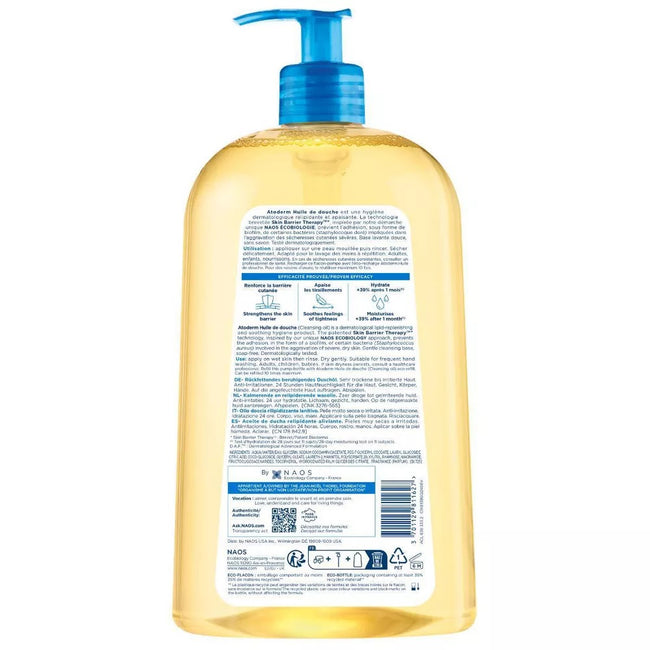 Bioderma Atoderm Huile De Douche nawilżający olejek pod prysznic i do kąpieli 1000ml