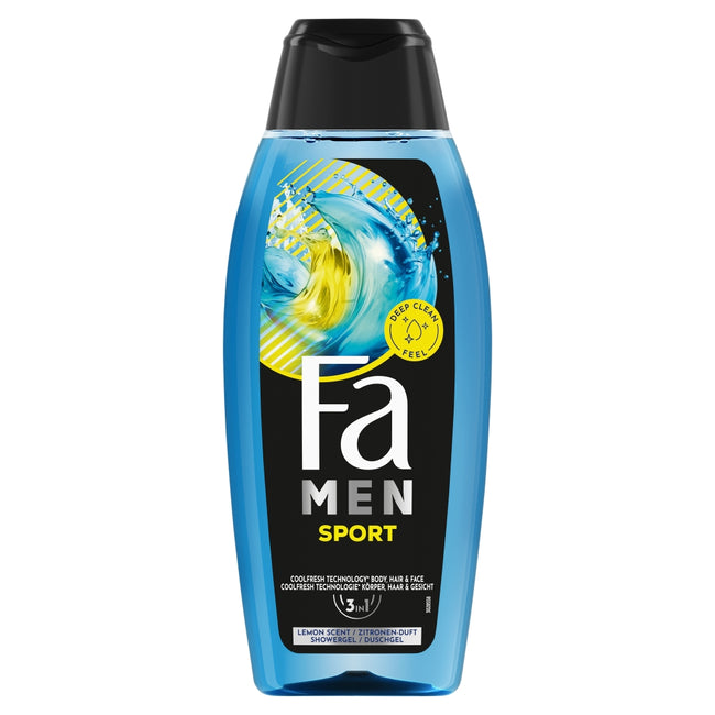 Fa Men Sport żel pod prysznic z formułą 2w1 o zapachu zielonych cytrusów 400ml