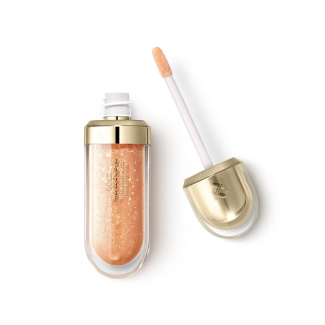 KIKO Milano Gold Reflections 3D Hydra Lip Gloss Limited Edition nawilżający błyszczyk do ust z olejkiem z marakui z efektem 3D