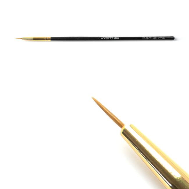 Excellent PRO Pędzelek do zdobień 7mm Black