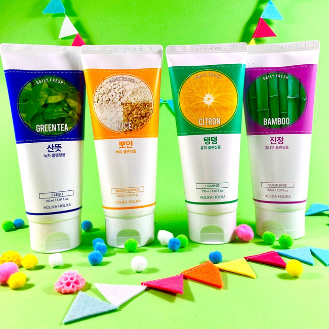 HOLIKA HOLIKA Daily Fresh Bamboo pianka oczyszczająca z ekstraktem z bambusa 150ml