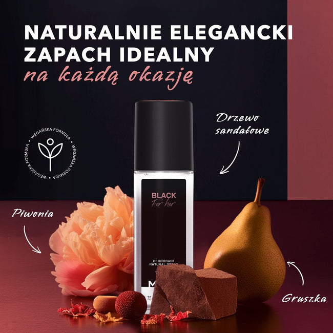 Mexx Black For Her dezodorant w naturalnym sprayu 75ml