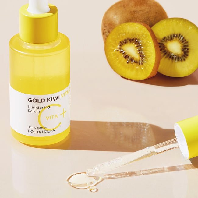 HOLIKA HOLIKA Gold Kiwi Vita C+ Brightening Serum nawilżające serum rozjaśniające 45ml