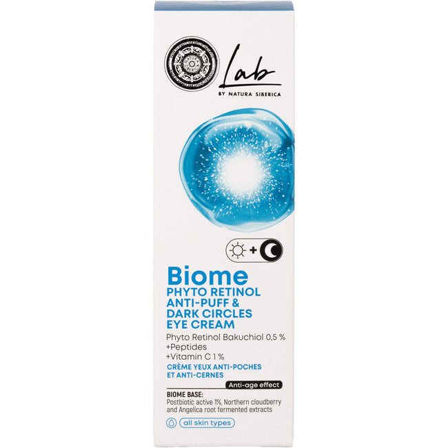 Natura Siberica Lab Biome Phyto Retinol krem pod oczy przeciw obrzękom i cieniom 30ml