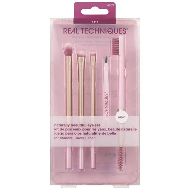 Real Techniques Naturally Beautiful zestaw pędzli do makijażu oczu 5szt