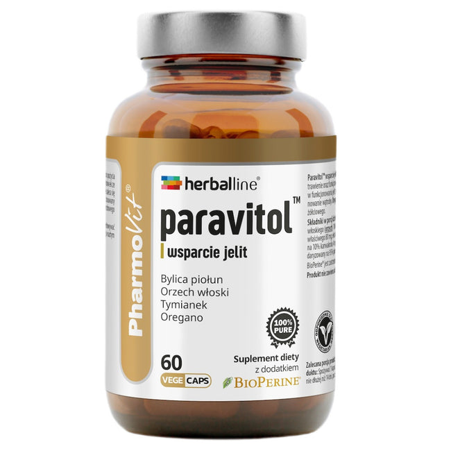 Pharmovit Paravitol™ wsparcie jelit suplement diety 60 kapsułek