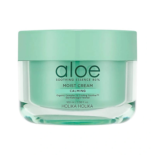 HOLIKA HOLIKA Aloe Soothing Essence 80% Moist Cream lekki krem nawilżający 100ml