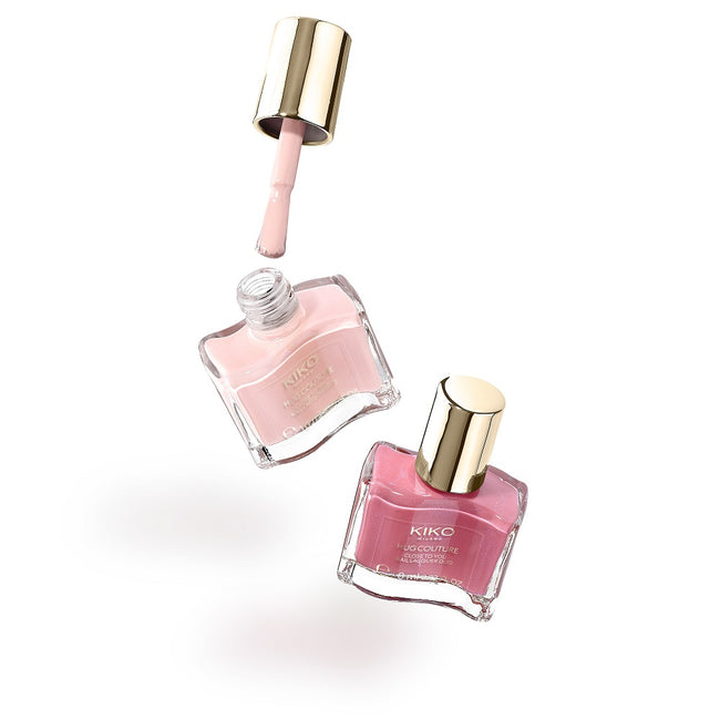 KIKO Milano Hug Couture Close To You Nail Lacquer Duo zestaw neutralna baza i błyszczący topper 2x10ml