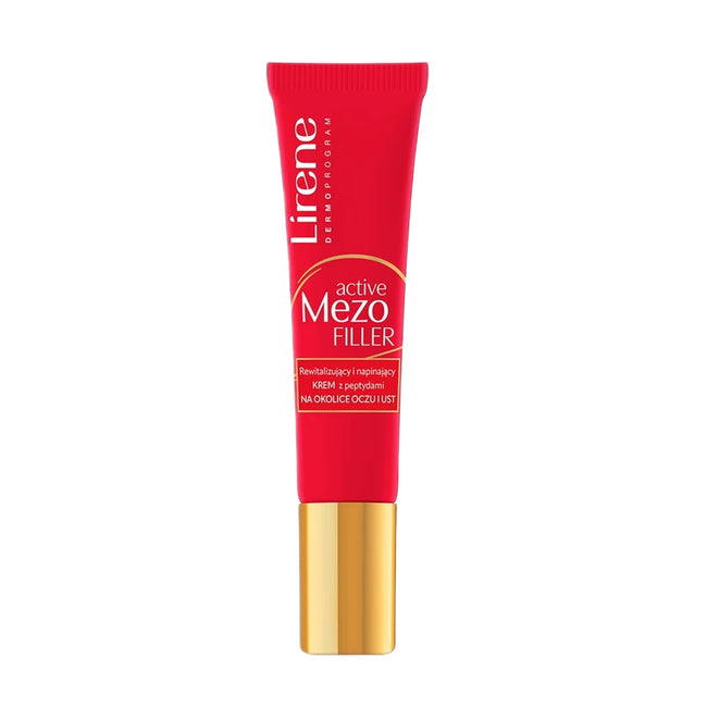 Lirene Active Mezo Filler rewitalizująco-napinający krem z peptydami na okolicę oczu i ust 60/70+ 15ml