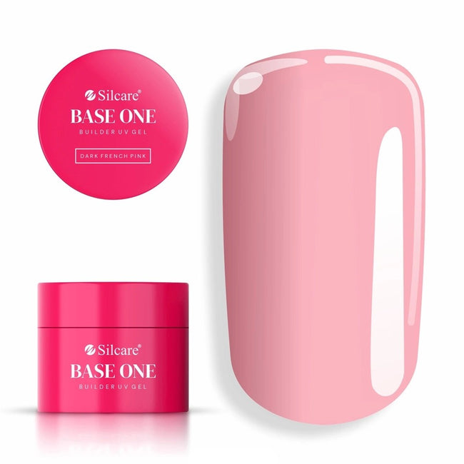 Silcare Base One Dark French Pink żel budujący do paznokci 50g