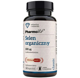 Pharmovit Selen organiczny 300 µg suplement diety 60 kapsułek