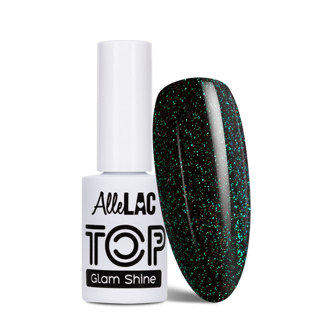 AlleLac Top Glam Shine top hybrydowy 4 Chrisolite 5g