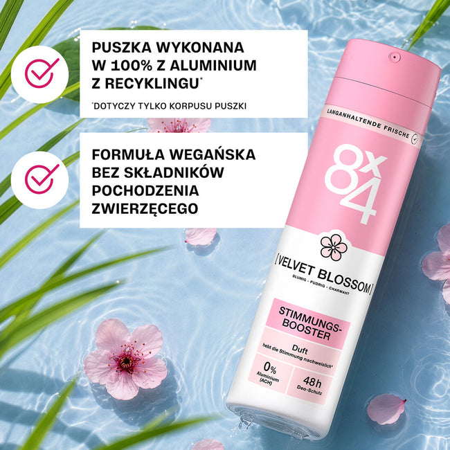 8x4 Velvet Blossom dezodorant w sprayu 150ml