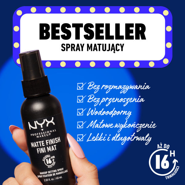 NYX Professional MakeUp Make Up Setting Spray utrwalacz do makijażu Matte Finish 180ml