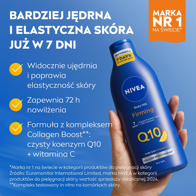 Nivea Ujędrniające mleczko do ciała z Q10 i witaminą C 400ml