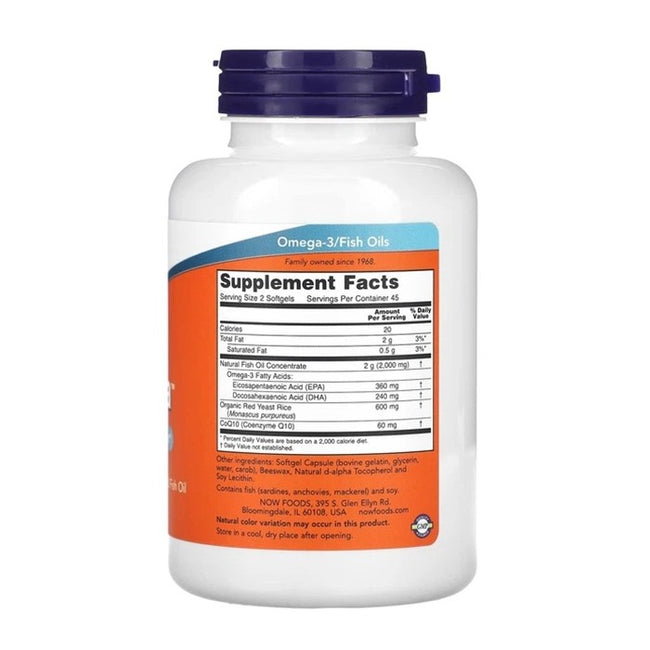 Now Foods Red Omega suplement diety 90 kapsułek miękkich
