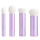 JESSUP Luxury Purple Kabuki Face Brush zestaw pędzli do makijażu T517 4szt.