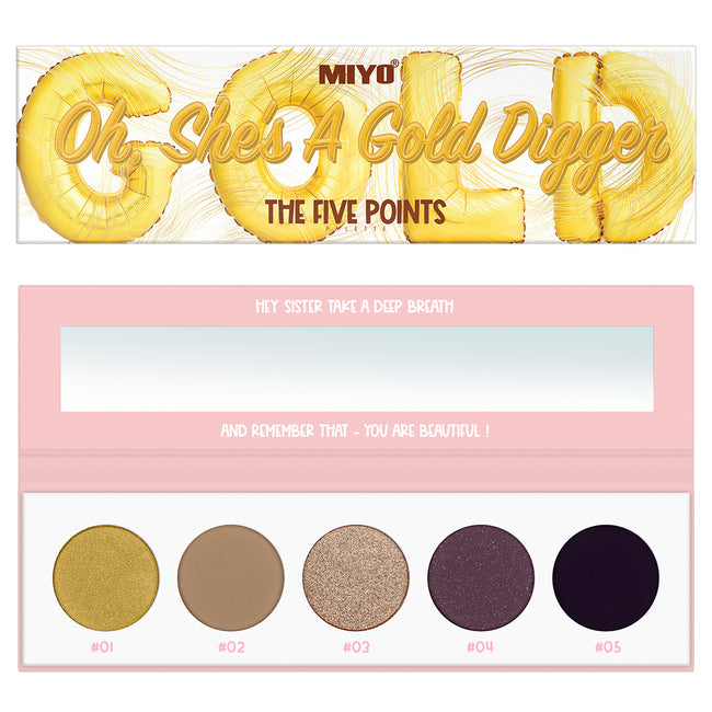 MIYO The Five Points Palette paleta cieni do powiek