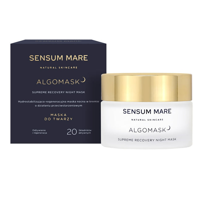 Sensum Mare Algomask hydrostabilizująco regeneracyjna maska nocna w kremie 50ml