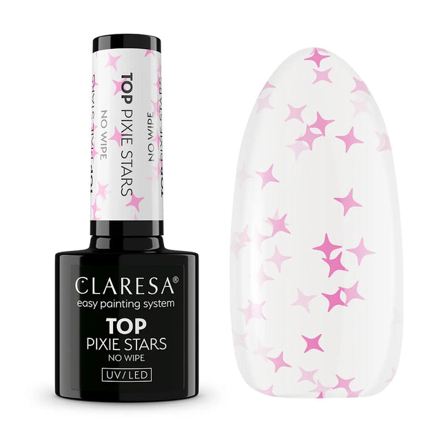 Claresa Top Pixie Stars No Wipe top hybrydowy bez przemywania 5g