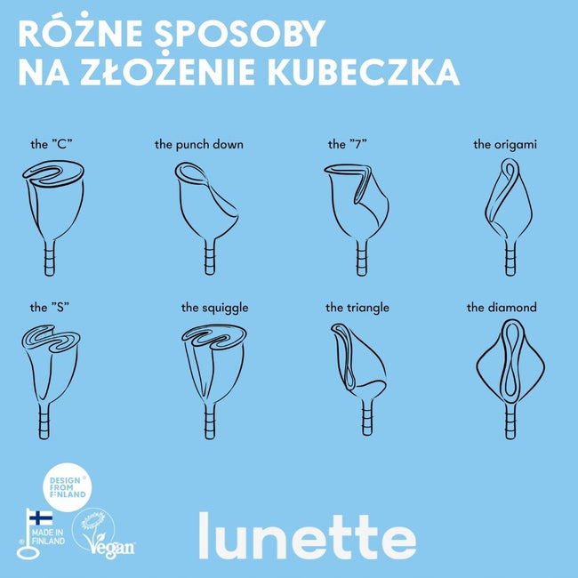 Lunette Period Cup kubeczek menstruacyjny Różowy rozmiar 2