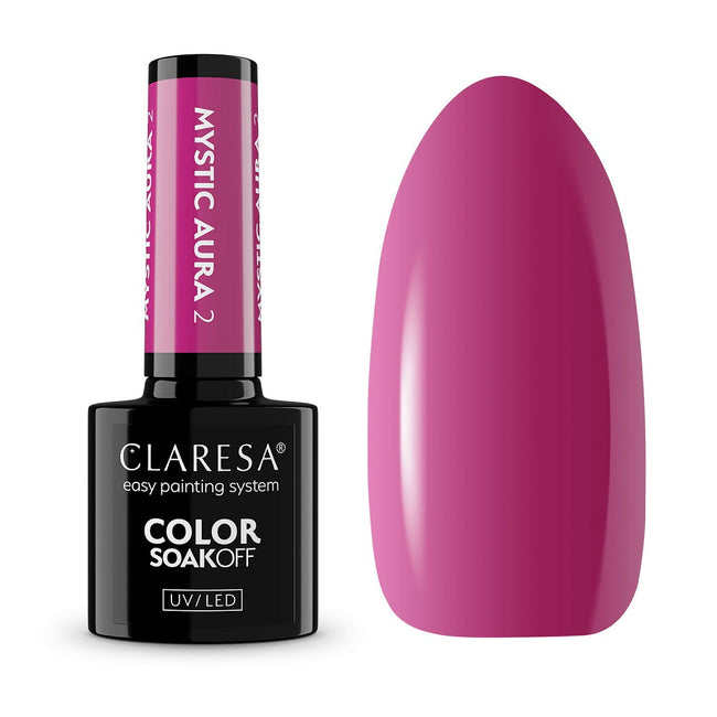 Claresa Color Soak Off UV/LED Mystic Aura lakier hybrydowy
